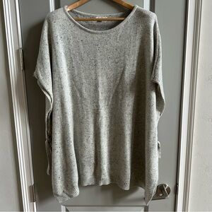 LOFT Poncho Size Tie Sweater